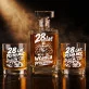 Zestaw Do Whisky Dla 28 Latka Prezent Na 25 Urodziny Dla Mężczyzny: 28 Lat Władca Procentów