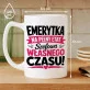 Kubek Z Nadrukiem Na Odejście Na Emeryturę Prezent Dla Emeryta Kobiety: Emerytka Szefowa Czasu Kubek Z Nadrukiem Na Odejście Na Emeryturę Prezent Dla Emeryta Kobiety: Emerytka Szefowa Czasu