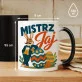 Kubek Z Nadrukiem Na Wielkanoc Prezent Dla Mężczyzny: Mistrz Jaj Kubek Z Nadrukiem Na Wielkanoc Prezent Dla Mężczyzny: Mistrz Jaj