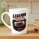 Kubek Z Nadrukiem Dla Znajomego Prezent Dla Mężczyzny: Legenda Nie Pyta Kubek Z Nadrukiem Dla Znajomego Prezent Dla Mężczyzny: Legenda Nie Pyta