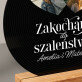 Zakochani do szalenstwa - Wydruk na szkle akrylowym płyta winylowa