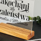 Zakochani do szaleństwa - Wydruk na szkle akrylowym z podstawką