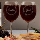 Zakochani - Zestaw grawerowana karafka i dwa kieliszki do wina