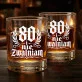 Szklanka Do Whisky Na 80 Prezent Dla Mężczyzny: 80 I Nie Zwalniam Szklanka Do Whisky Na 80 Prezent Dla Mężczyzny: 80 I Nie Zwalniam