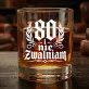 Szklanka Do Whisky Na 80 Prezent Dla Mężczyzny: 80 I Nie Zwalniam Szklanka Do Whisky Na 80 Prezent Dla Mężczyzny: 80 I Nie Zwalniam