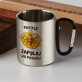 Zapylaj do pasieki - Kubek metalowy z karabińczykiem