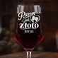 Mega Kieliszek Do Wina z Grawerem Na 50 Rocznicę Ślubu Prezent Dla Kobiety: Razem Jak Złoto Mega Kieliszek Do Wina z Grawerem Na 50 Rocznicę Ślubu Prezent Dla Kobiety: Razem Jak Złoto