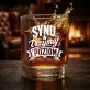 Szklanka Do Whisky Dla Syna Prezent Dla Mężczyzny: Synu, Trzymaj Poziom Szklanka Do Whisky Dla Syna Prezent Dla Mężczyzny: Synu, Trzymaj Poziom