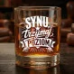 Szklanka Do Whisky Dla Syna Prezent Dla Mężczyzny: Synu, Trzymaj Poziom Szklanka Do Whisky Dla Syna Prezent Dla Mężczyzny: Synu, Trzymaj Poziom