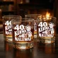 Szklanka Do Whisky Na 40 Urodziny Prezent Dla Mężczyzny: 40, Kurwa, Nalewaj