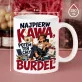 Różowy Zestaw Prezentowy Dla Koleżanki Dla Kobiety: Najpierw Kawa Różowy Zestaw Prezentowy Dla Koleżanki Dla Kobiety: Najpierw Kawa