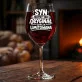 Kieliszek Do Wina Dla Syna Prezent Dla Mężczyzny: Syn Oryginał Limitowany Kieliszek Do Wina Dla Syna Prezent Dla Mężczyzny: Syn Oryginał Limitowany