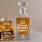 Zdrowie dziadka - Zestaw Grawerowana Karafka I Szklanki Do Whisky
