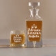 Zdrowie dziadka - Zestaw Grawerowana Karafka I Szklanki Do Whisky
