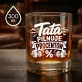 Szklanka Do Whisky Na Dzień Ojca Prezent Dla Taty Mężczyzny: Tata Pilnuje Procentów