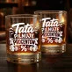 Szklanka Do Whisky Na Dzień Ojca Prezent Dla Taty Mężczyzny: Tata Pilnuje Procentów