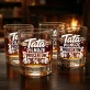 Szklanka Do Whisky Na Dzień Ojca Prezent Dla Taty Mężczyzny: Tata Pilnuje Procentów