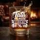 Szklanka Do Whisky Na Dzień Ojca Prezent Dla Taty Mężczyzny: Tata Pilnuje Procentów