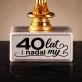 Statuetka Z Grawerem Na 40 Rocznicę Ślubu Prezent Dla Pary: 40 Lat I Nadal My -