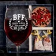 Zestaw Prezenowy Z Kieliszkiem Do Wina Dla Bff: Bff – Ma Sens Zestaw Prezenowy Z Kieliszkiem Do Wina Dla Bff: Bff – Ma Sens