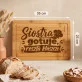 Deska Do Krojenia Dla Siostry Prezent Dla Kobiety: Siostrzany Aplauz Deska Do Krojenia Dla Siostry Prezent Dla Kobiety: Siostrzany Aplauz