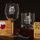 Zestaw prezentowy dla dziadków z kieliszkiem do wina i szklanką do whisky 