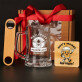 Zestaw prezentowy dla pszczelarza z kuflem i otwieraczem