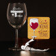 Zestaw prezentowy dla ukochanej z kieliszkiem do wina i korkociągiem