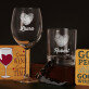 Zestaw prezentowy miłosny z kieliszkiem do wina i szklanką do whisky Zestaw prezentowy miłosny z kieliszkiem do wina i szklanką do whisky