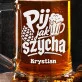 Kufel Personalizowany z Grawerem Na Dzień Górnika Prezent Dla Górnika Mężczyzny: Górnicza Szycha Kufel Personalizowany z Grawerem Na Dzień Górnika Prezent Dla Górnika Mężczyzny: Górnicza Szycha