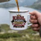 Kubek Emaliowany Dla Ukochanego Prezent Na Walentynki Dla Mężczyzny: Kawowy Humor Retro Kubek Emaliowany Dla Ukochanego Prezent Na Walentynki Dla Mężczyzny: Kawowy Humor Retro