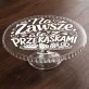 Patera Na Ciasto Na Ślub Prezent Dla Pary Młodej Pary: Miłosny Żart Stołowy Patera Na Ciasto Na Ślub Prezent Dla Pary Młodej Pary: Miłosny Żart Stołowy