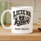 Kubek Personalizowany Dla Nauczycielki Matematyki Prezent Na Dzień Nauczyciela Dla Kobiety: Liczę Na Kawę Kubek Personalizowany Dla Nauczycielki Matematyki Prezent Na Dzień Nauczyciela Dla Kobiety: Liczę Na Kawę