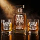 Zestaw Do Whisky Na Dzień Ojca Prezent Dla Taty Mężczyzny: Tato, Nalej Spokoju Zestaw Do Whisky Na Dzień Ojca Prezent Dla Taty Mężczyzny: Tato, Nalej Spokoju