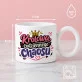 Kubek Z Okrągłym Uchem Na Imieniny Prezent Dla Kobiety: Żartobliwa Typografia Kubek Z Okrągłym Uchem Na Imieniny Prezent Dla Kobiety: Żartobliwa Typografia
