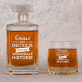  złe decyzje - Zestaw Grawerowana Karafka 0,7 i Szklanki Do Whisky
