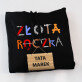 Złota rączka - Bluza męska czarna z kapturem