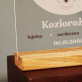 Znak zodiaku - Koziorożec - Wydruk na szkle akrylowym z podstawką