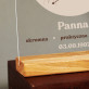 Znak zodiaku - Panna - Wydruk na szkle akrylowym z podstawką