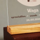 Znak zodiaku - Waga - Wydruk na szkle akrylowym z podstawką