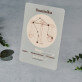 Znak zodiaku - Waga - Wydruk na szkle akrylowym z podstawką