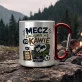 Kubek Metalowy z Karabińczykiem Dla Fana Piłki Nożnej Prezent Dla Mężczyzny: Kawowy Kibic Kubek Metalowy z Karabińczykiem Dla Fana Piłki Nożnej Prezent Dla Mężczyzny: Kawowy Kibic