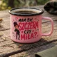 Kubek Emaliowany Dla Kobiety Prezent Dla Kobiety: Mam Być Szczera Czy Miła Kubek Emaliowany Dla Kobiety Prezent Dla Kobiety: Mam Być Szczera Czy Miła