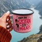 Kubek Emaliowany Dla Kobiety Prezent Dla Kobiety: Mam Być Szczera Czy Miła Kubek Emaliowany Dla Kobiety Prezent Dla Kobiety: Mam Być Szczera Czy Miła