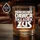 Szklanka Do Whisky Dla Szefa Prezent Dla Mężczyzny: Honorowy Dawca Składek Zus Szklanka Do Whisky Dla Szefa Prezent Dla Mężczyzny: Honorowy Dawca Składek Zus