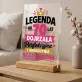 Druk Na Szkle Dla 70 Latki Prezent Na 70 Urodziny Dla Kobiety: Legenda 70 Lat Niezastąpiona