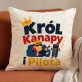 Poduszka Dekoracyjna Dla Syna Prezent Dla Mężczyzny: Kanapowy Król Poduszka Dekoracyjna Dla Syna Prezent Dla Mężczyzny: Kanapowy Król