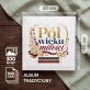 Album Na Zdjęcia Tradycyjny Na 50 Lecie Ślubu Prezent Dla Kobiety: Złota Elegancja Album Na Zdjęcia Tradycyjny Na 50 Lecie Ślubu Prezent Dla Kobiety: Złota Elegancja