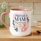 Kubek Z Nadrukiem Dla Przyszłej Mamy Prezent Na Dzień Mamy Dla Kobiety: Przyszła Mama Akwarela Kubek Z Nadrukiem Dla Przyszłej Mamy Prezent Na Dzień Mamy Dla Kobiety: Przyszła Mama Akwarela