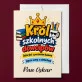 Kartka Personalizowana Na Dzień Nauczyciela Prezent Dla Nauczyciela Mężczyzny: Król Szkolnych Dowcipów Kartka Personalizowana Na Dzień Nauczyciela Prezent Dla Nauczyciela Mężczyzny: Król Szkolnych Dowcipów